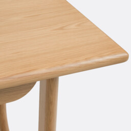 Douve XL Desk in Oak and Veneer 2 Drawers - thumbnail 4