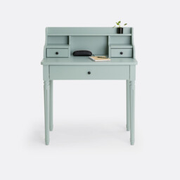 Baudry Solid Pine Desk with Extension - thumbnail 3