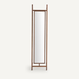 Rory Pivoting Mirror For Dressing Room in Walnut and Veneer - thumbnail 3