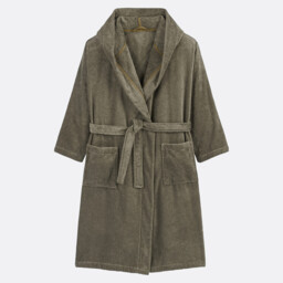 Kheops Adult Hooded Bathrobe in Egyptian Cotton 400g/m2 - thumbnail 3