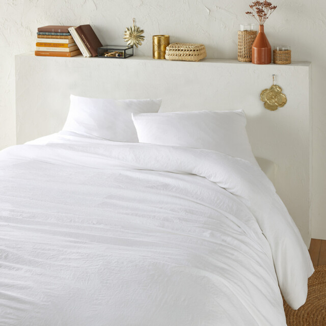 Washed Recycled Polyester Microfibre Bed Set - image 1