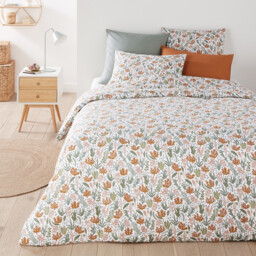 Lara Floral Cotton Duvet Cover - thumbnail 1