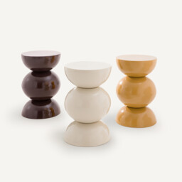 Rouva Side Table in Iron Metal - thumbnail 4