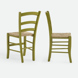 Set of 2 Perrine Farmhouse Chairs in Solid Beech - thumbnail 2