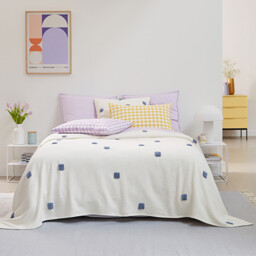 Veldi Purple Cotton Pillowcase - thumbnail 3