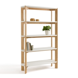 Galet Organically Shaped Ash Bookcase - thumbnail 1