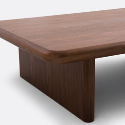 Curva Walnut Veneer Coffee Table - thumbnail 4
