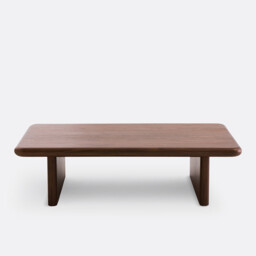 Curva Walnut Veneer Coffee Table - thumbnail 3