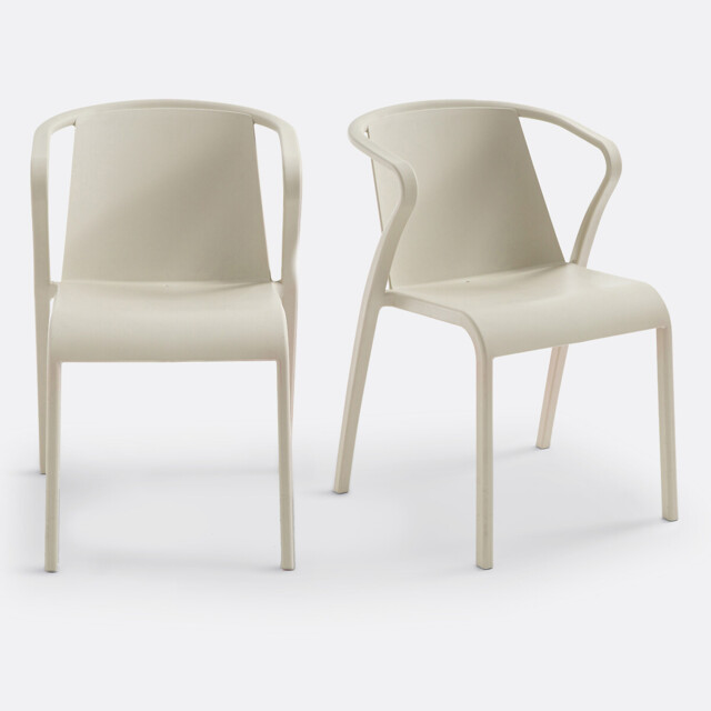 Set of 2 Predsida Polypropylene Armchairs - image 1