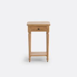 Baudry Solid Oak Bedside Table - thumbnail 3