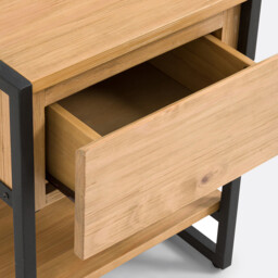 Hiba 1-Drawer Bedside Table - thumbnail 3