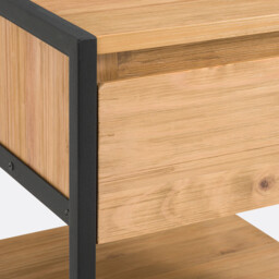 Hiba 1-Drawer Bedside Table - thumbnail 4