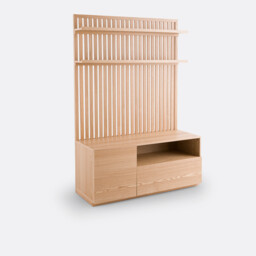 Théonie TV/Hifi Unit in Solid Ash and Ash Veneer - thumbnail 4