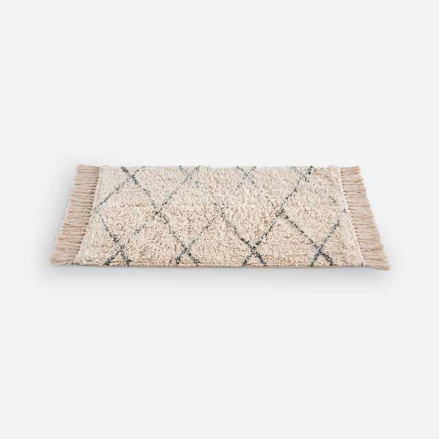 Fatouh Green Tufted Bath Mat