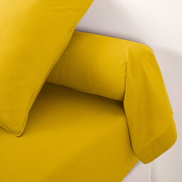 Scenario Plain 100% Washed Cotton Bolster Cover - thumbnail 1
