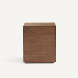 Mikube Walnut Veneered MDF 1-Door Office Cabinet - thumbnail 3