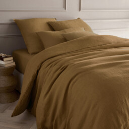 Elina Washed Linen Duvet Cover - thumbnail 1