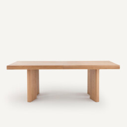 Olaga Solid Oak Extending Table - thumbnail 3