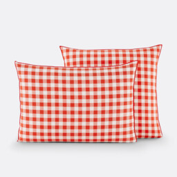 Veldi Orange Cotton Pillowcase - thumbnail 1