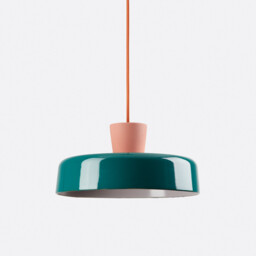 Hanging Lamp in Colourful Ceramic Diameter 30cm Jimna - thumbnail 1