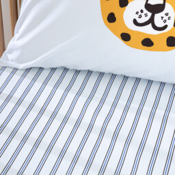 Petite Savane Animal Print Cotton Percale Baby's Fitted Sheet with 17cm Flap - thumbnail 4