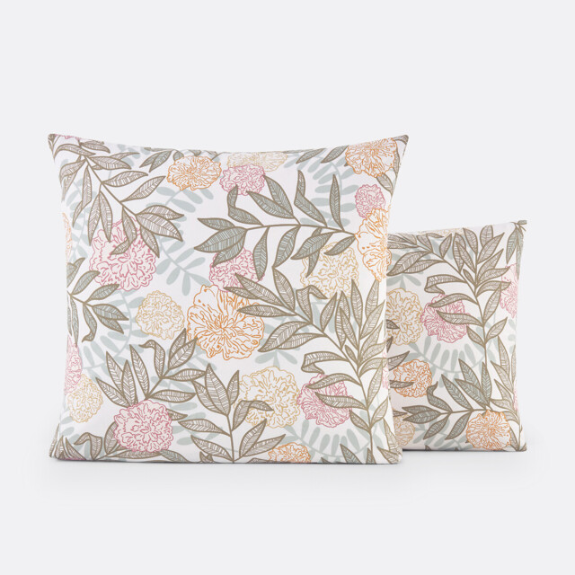 Dolce Floral 100% Cotton Percale 200 Thread Count Pillowcase - image 1