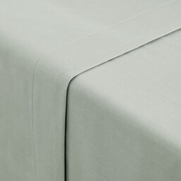 Scenario Plain Cotton Percale Flat Sheet - thumbnail 2