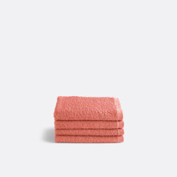 Set of 4 Scenario Terry Guest Towels 500g/m2