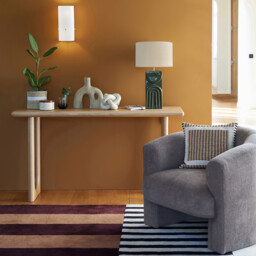 Danny Brass and Streaked Glass Wall Light - thumbnail 2