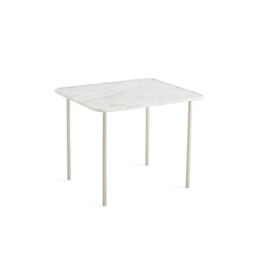 Naha Large Marble & Metal Side Table