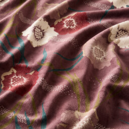 Mowan Curtain in Velour Print with Hidden Tabs - thumbnail 4