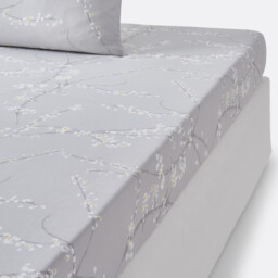 Natsumi Cotton Satin Fitted Sheet