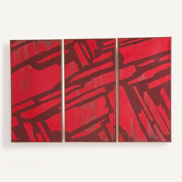 Set of 3 Palim Hand Painted Paintings - thumbnail 1