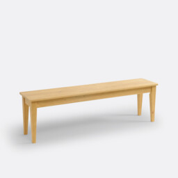 Alvina Solid Pine 3-Seat Bench