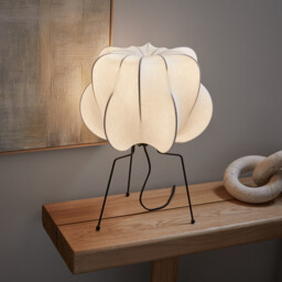 Floor Lamp in Iron and Resin Oï - thumbnail 1