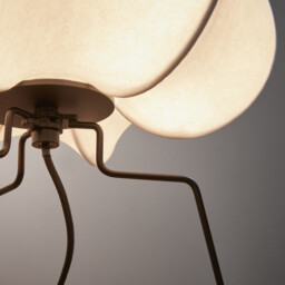 Floor Lamp in Iron and Resin Oï - thumbnail 4