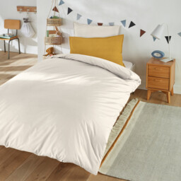 Plain Organic Cotton Percale Fitted Sheet - thumbnail 2