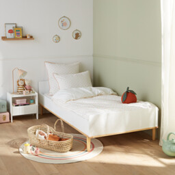 Adil Vintage Style Bedside Table - thumbnail 2