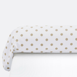Clarisse Polka Dot Brushed Cotton Pillowcase - thumbnail 4