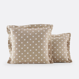 Clarisse Polka Dot Brushed Cotton Pillowcase