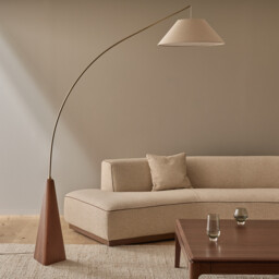 Nestwood Walnut-Stained Solid Oak Floor Lamp - thumbnail 3
