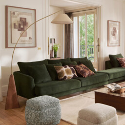 Nestwood Walnut-Stained Solid Oak Floor Lamp - thumbnail 2