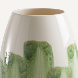 Winga Hand-Painted Glazed Earthenware Vase - thumbnail 3