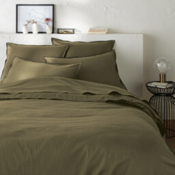 Victor Plain Washed Cotton Satin 300 Thread Count Pillowcase - thumbnail 3