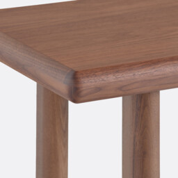 Douve Solid Walnut/Walnut Veneer 140cm Wide Console Table - thumbnail 4