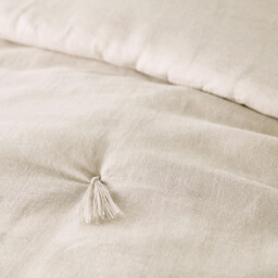 Abella Plain Washed Linen Quilt - thumbnail 2