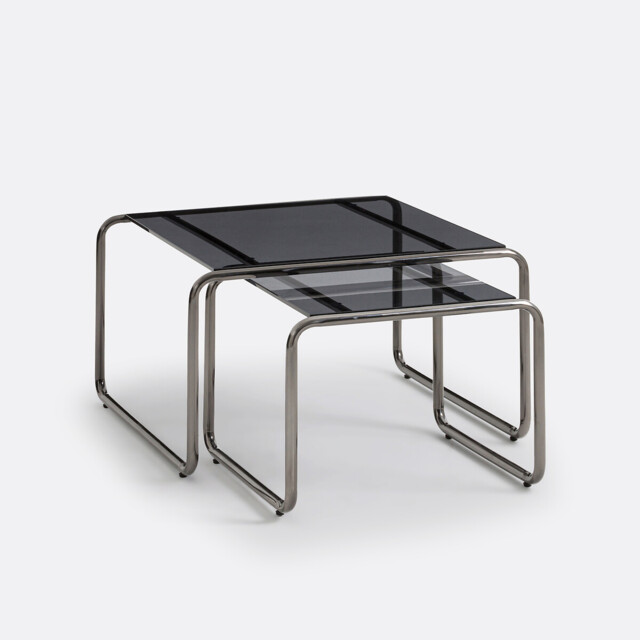 Set of 2 Neso Tempered Glass Coffee Tables - image 1