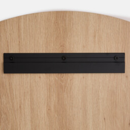 Iodus Oak Veneer 100cm Diameter Round Wall Mirror - thumbnail 3