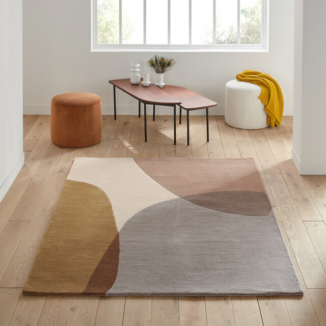 Signatures Urbana Graphic Colourful Wool Rug - image 1