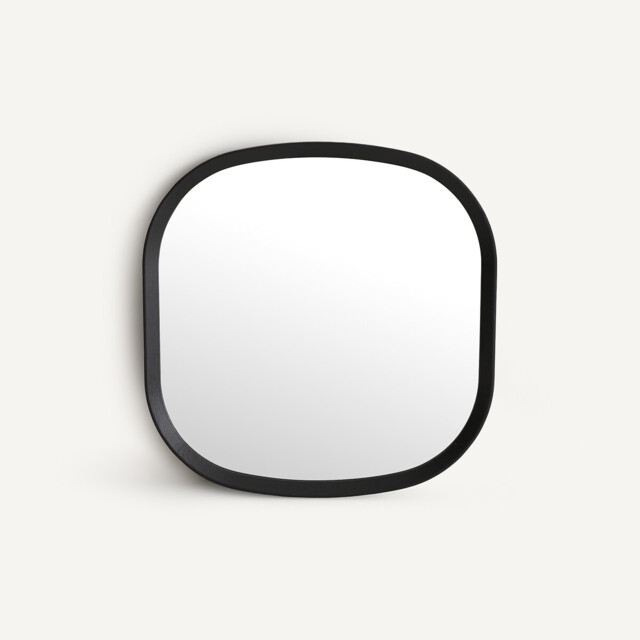 Orion Square Mirror in Solid Oak, H60cm - image 1